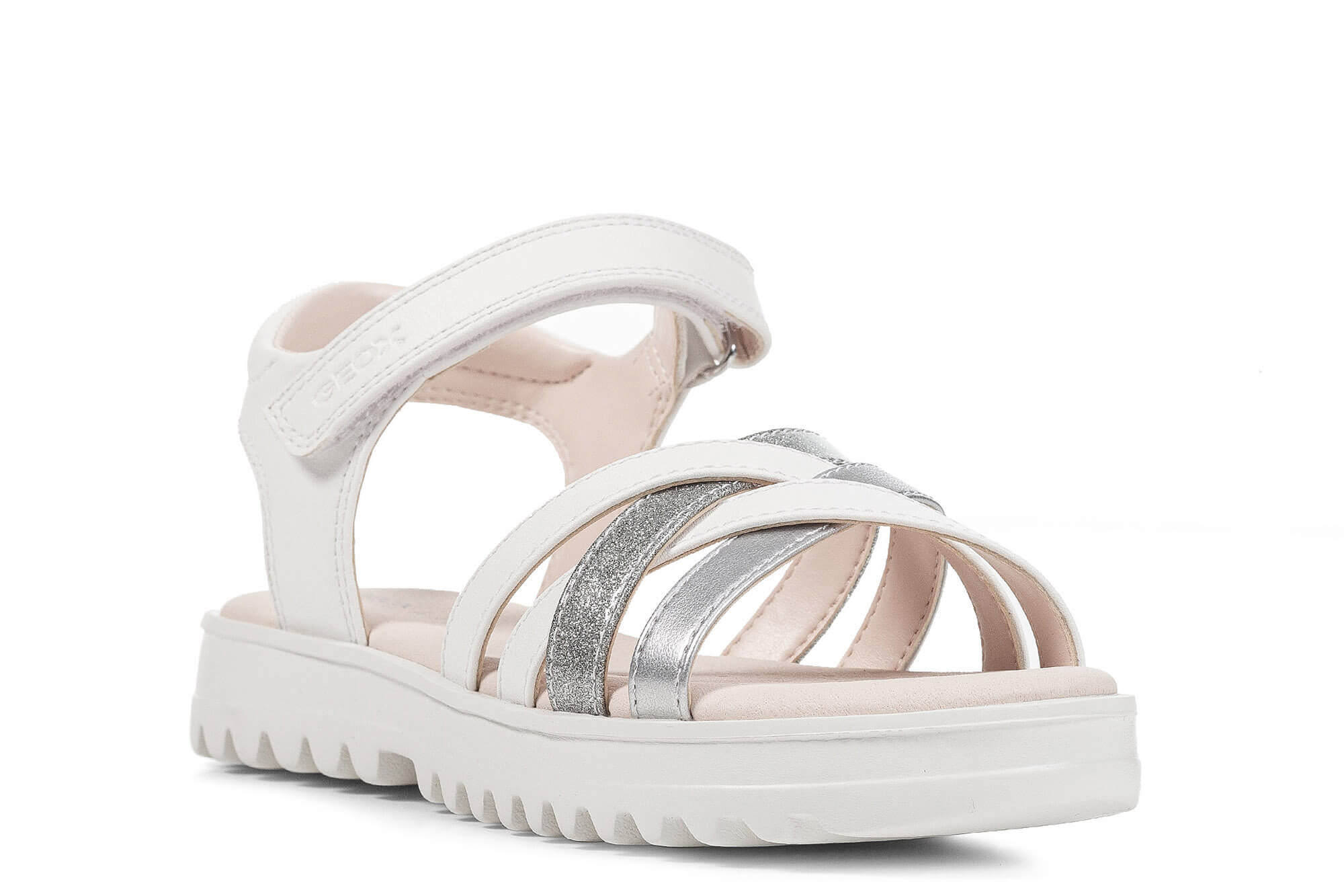 Sandalias Geox Coralie Para Niña - Transpirables, Con Velcro Y Suela De Caucho