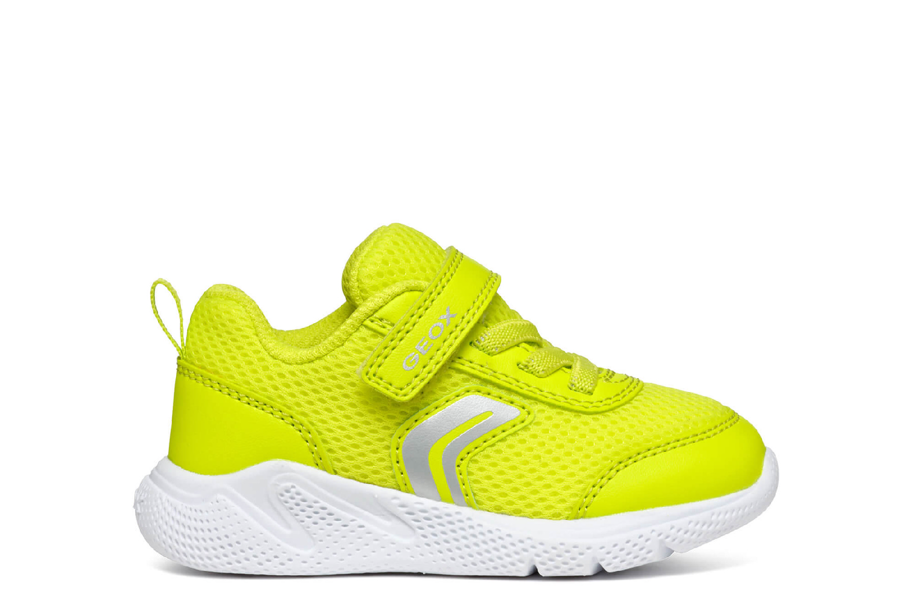 Baskets Geox Sprintye Pour Garçon - Chaussures Légères Respirantes, Semelle Antimarque, Scratch Et Lacets élastiques