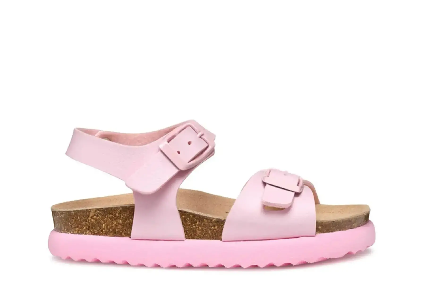 Sandalias Infantiles Baldim De Tiras Ajustables, Animal Print Blanco, Con Plantilla Anatómica Extraíble Y Piso EVA