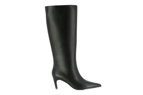 VERISSON Botas De Tacón Alto Para Mujer, Botas Largas Sobre La Rodilla, Rojo Lacado, 46 EU