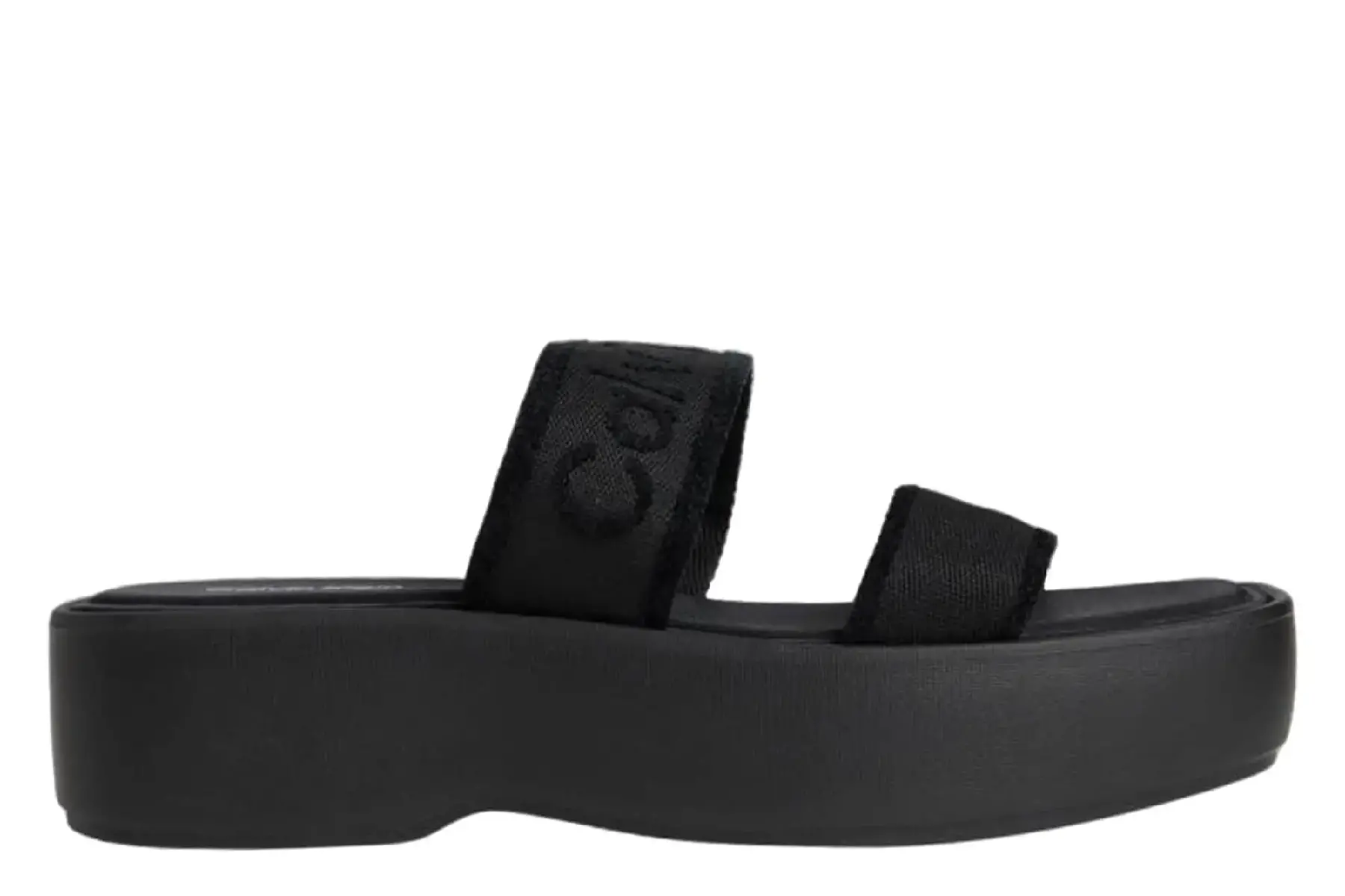 Mules de plataformas mujer FLATFORM SNDL WEBBING Calvin Klein