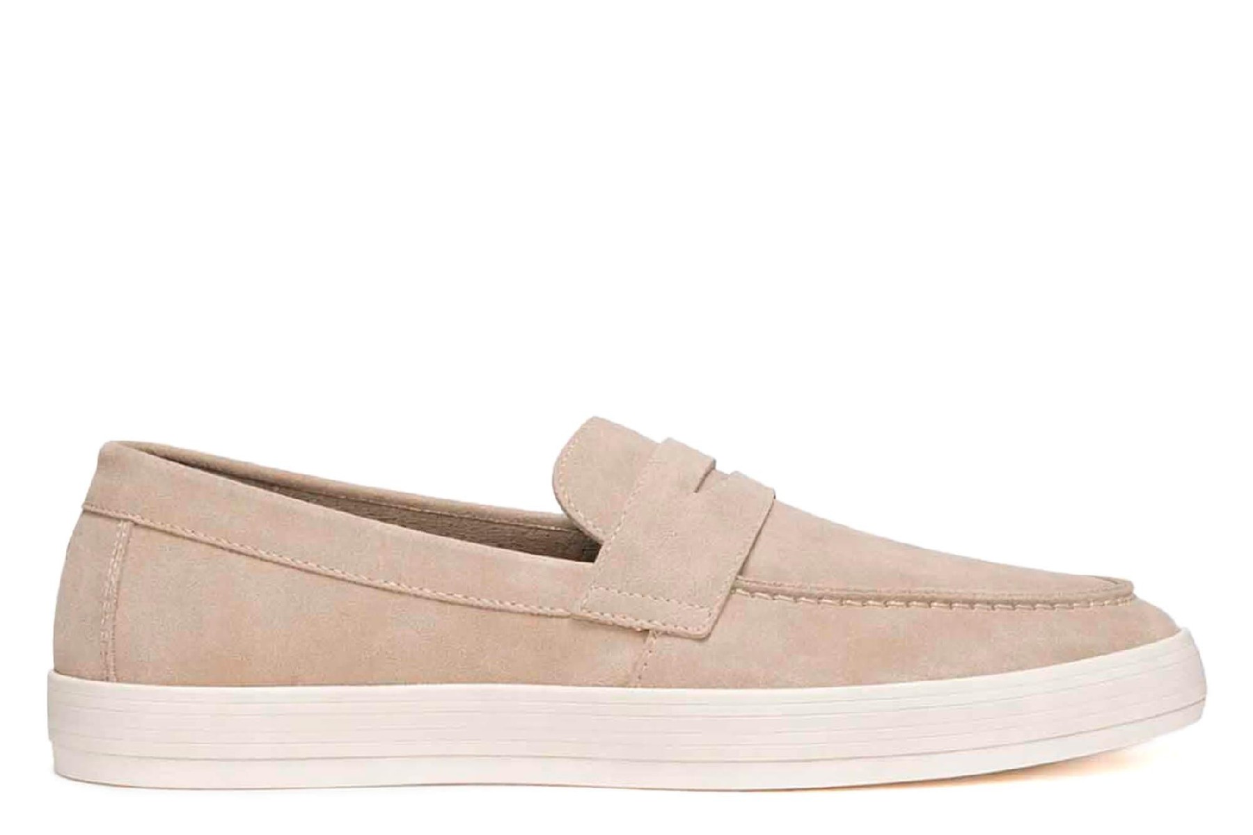 Mocasines de piel beige hombre U SERIFOS Geox